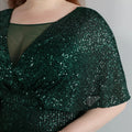 Plus Size Dress for Women Glitter Sequin Dresses Sexy Party Birthday Elegant Celebrity Floor Length Maxi Evening Dress