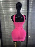 Rosered Black Women Sexy Halter Off the Shoulder Bodycon Mini Bandage Dress Nightclub Party Celebrate Birthday Cocktail Outfit