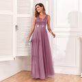 Sexy Prom Bridesmaid Dresses for Women Elegant Mesh Birthday Evening Party Dress Woman Maxi Sequin Summer Dress Vestidos