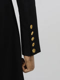 Elegant Spliced White Flower Embroidery Dress for Women O Neck Long Sleeve High Waist Patchwork Button Slim Dresses Female