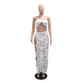 Women Sexy Lace Bikinis Sets Summer Vacation Beach Holiday Swimwears Bra+underwear + Skirts 3-piece Sets Night Club Outfits