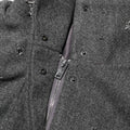 Solid Spliced Diamonds Loose Jackets for Women Stand Neck Long Sleeve Patchwork Pockets Coat Female New