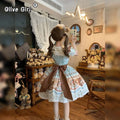 Olivegirl Lolita Dress Original Genuine Thin Colorful Cute Jsk Lolita Princess Dress Birthday Party Cosplay Women's Clothing