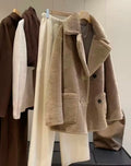 Original high-quality new women's clothing, European and American style fashionable double-sided double-layer coat jacket