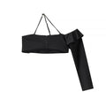 Solid Two Piece Set  for Women Halter Sleeveless Top High Waist Temperament Long Skirt Sets Female