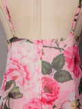 Solid Loose Spliced Printing Dresses for Women Square Collar Sleeveless French Romantic Dress Female Summer Fashion Style