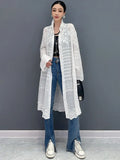 SHENGPALAE 2026 Summer New Long Sleeve Blouse Sunscreen Overcoat Trendy Outdated Casual Fashion Loose Women's Long Shirt 5C1327