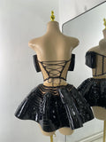 Women Sexy Shiny Diamonds Top Skirt Two Piece Sets Nightclub Party Stage Outfit Performance Danve Singer Costume Show Wear