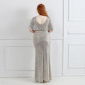 Plus Size Dress for Women Glitter Sequin Dresses Sexy Party Birthday Elegant Celebrity Floor Length Maxi Evening Dress