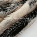 Luxury Brand Design Striped Patchwork Fur Jacket Women Winter Fluffy Faux Fox Fur Coats Chic Girls Thick Warm Outerwear
