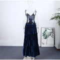 Satin V-Neck High-Slit Cami Maxi Dress Bodycon Backless 2026 Summer Fashion Elegant Women Gala Minimalist Evening Slip Gown