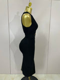 High Quality Luxury Birthday Dresses Elegance Sexy V-Neck Sleeveless Bodycon Bandage Dress Nightclub Party Women Evening Dress