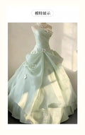 Olive Girl Green Romantic Dress for Garden Wedding 2026 Fairycore Photoshoot Everyday Wear XS-XXXL XS-3XL Plus Size Romantic Garden Party Editorial Not Costume Dress Chinese Heritage Fashion Women