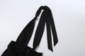 Knot Decoration Playsuit Women Halter Bandage Backless Tassel Folds Deep v-Neck Seeveless Elasticity Sexy Romper