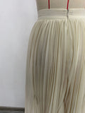 Solid Oversized Hemline Pleated Mesh Skirt Women High Waist Long Maxi Skirt Spring Summer Party Women'S Clothing