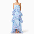 Solid Loose Spliced Printing Dresses for Women Square Collar Sleeveless French Romantic Dress Female Summer Fashion Style