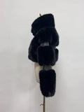 Solid Temperament Fur Coats For Women Lapel Long Sleeve Patchwork Zipper Slimming Jackets Female Fashion Style New