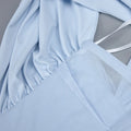 Women's Sky Blue Rhythm Fringed Long Maxi Dress 2026 New Sleeveless Ruffle Tassels Night Out Dress Clubwear Outfits