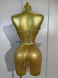 Women Sexy Strapless Mesh See Through Eveing Birthday Party Nightclub Stage Wear Sparkly Butterfly Rhinestone Sequins Mini Dres