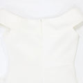 Ruffles Dress Women Off Shoulder Sexy Sleeveless Bow Tie Bodycon Party Night 2026 Formal Birthday Party Banquet Gown