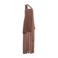 Solid Slimming Side Split Dress for Women Strapless Skeeveless High Waist Sexy Dresses Female Fashion New