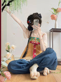 Olive Girl Beige Hanfu Dress 2026 S-L XS-3XL Plus Size Hanfu Chinese Dress Traditional Chinese Clothing Chinese Heritage Fashion Women