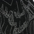 Black Sexy Rhinestone Party Dress for Women Elegant Glitter Diamonds Birthday Dresses Sheer Mesh High Split Prom Long Dress