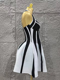 Women Sexy Halter Backless Bandage A-Line Mini Dress Everyday Wear Celebrate Vacation Evening Party Dress