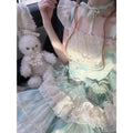 Olive Girl Romantic Lolita Dress for Ren Faire 2026 Fairycore Photoshoot S-XL XS-3XL Plus Size Romantic Cottagecore Garden Party Editorial Not Costume Lolita Dress Chinese Heritage Fashion Women