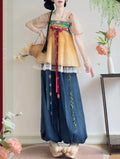 Olive Girl Beige Hanfu Dress 2026 S-L XS-3XL Plus Size Hanfu Chinese Dress Traditional Chinese Clothing Chinese Heritage Fashion Women