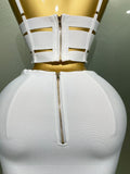 Women Sexy Bandage Tops Fashion Pencil Skirts Set Nightclub Party Celebrate Women's Set