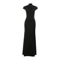 Coquette Elegant Dress Women Irregular Single Breasted Shoulder Wrapped Sexy Stretch Skinny Prom Club Party Bodycon