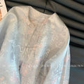 Women's Jacket with Contrasting Cuffs  Early Spring New Style  Button-up Tang Suit Top Elegant Daily Coat