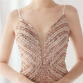 Elegant Women Short Evening Dress Sexy Straps Sequin Slim Bodycon Party Dresses Black Gold Female Vestidos De Soiree