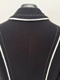 Women's Striped Blazer single button Long Sleeve Lapel Neck Coat 2026 Female OL Office Fashion Jackets Female Outerwear