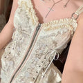 Olivegirl Lolita Dress Summer 2026 Rose JSK Embroidered Slimming Dress Lolita Lace Trim Birthday Party Cosplay