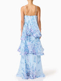 Solid Loose Spliced Printing Dresses for Women Square Collar Sleeveless French Romantic Dress Female Summer Fashion Style