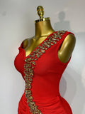 Women Sexy Off Shoulder Shining Diamond Bodycon Bandage Dress 2026 Celebrity Elegant Evening Luxury Club Party Dresses
