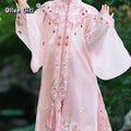 Olive Girl Hanfu Dress 2026 S-XL XS-3XL Plus Size Hanfu Chinese Dress Traditional Chinese Clothing Chinese Heritage Fashion Women