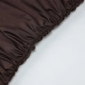 Irregular Brown Lace Uppleated Maxi Dresses Elegant Women's Full Sleeve Slim Fit Patchwork Robes 2025 New Evening Party Gowns