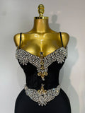 Women Bodycon Bandage Dress Wedding Sexy Backless Luxury Rhinestone Clothes Nightclub Evning Party Birthday Maxi Long Dresses