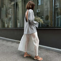 Backless Knitted Sweater Female Loose Sexy Long Sleeve Pullover Top Casual Women's Knitwear Top Solid Autumn New