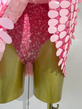 Sparkly Sequins Bodysuit Short Dress Women Sexy Nightclub Dancer DJ Stage Performance Wear Luxury Birthday Party Festival Outfit