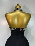 Women Sexy Backless Bodycon Sleeveless Bandage Dress Black Pink Elegant Prom Gown Club Evening Party Luxury Birthday Dresses