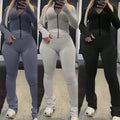 Fitness Women's Set Full Sleeve Jacket and Jogger Pants Suit  Autumn winter Active Two 2Piece Sets Outfits Tracksuit