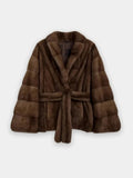 Multi Color Faux Fur Wide Lapel Belted Wrap Jacket Trendy Luxury Long Sleeve Soft Plush Winter Party Daily Office Outerwear 2026