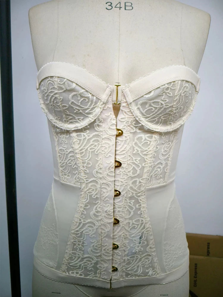 Strapless Tank Top Women Elegant Single-Breasted Stylish Wild Hottie Stretch Vacation Clubwear Sexy Summer Trend Vest