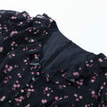 Floral Puff Sleeves Maxi Dresses Women's Slim Waist-cinching Hip-wrap V-neck Dress 2026 New Ladies Summer Vacation Outwear