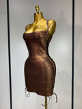 Women Sexy Sleeveless Square Neck Bodycon Mini Bandage Dresses Elegant Evening Party Luxury Birthday Club Prom Gown