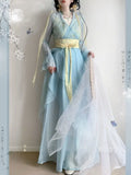 Olive Girl Beige Hanfu Dress 2026 S-L XS-3XL Plus Size Hanfu Chinese Dress Traditional Chinese Clothing Chinese Heritage Fashion Women